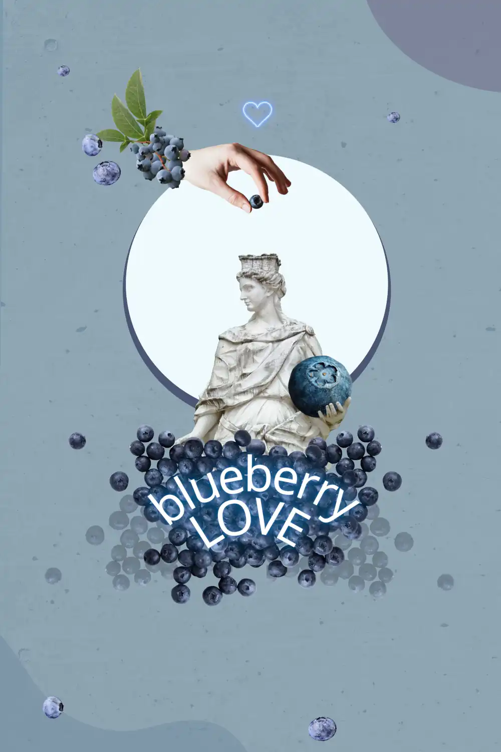 Plakaty do sypialni â€“ Blueberry Love â€“ zfragmentowpl - plakaty zdrowy styl Å¼ycia