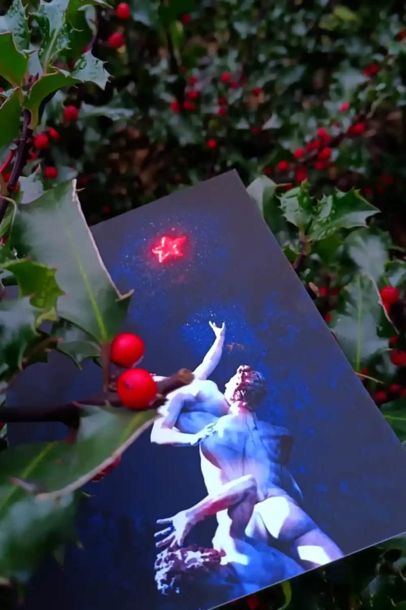Plakaty świąteczne – Christmas Tree Night – zfragmentowpl