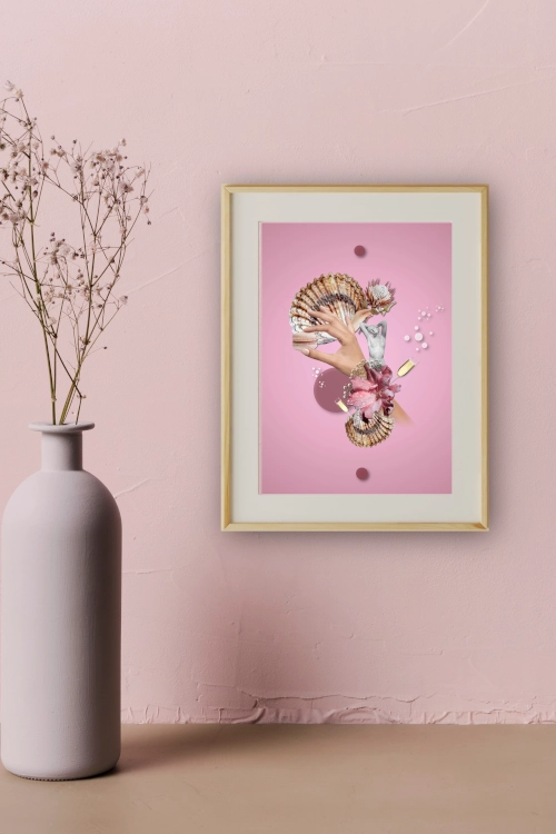 Plakat Venus - kolaż - collage - zfragmento.pl - prezent na 40 urodziny, prezent na 30 urodziny
